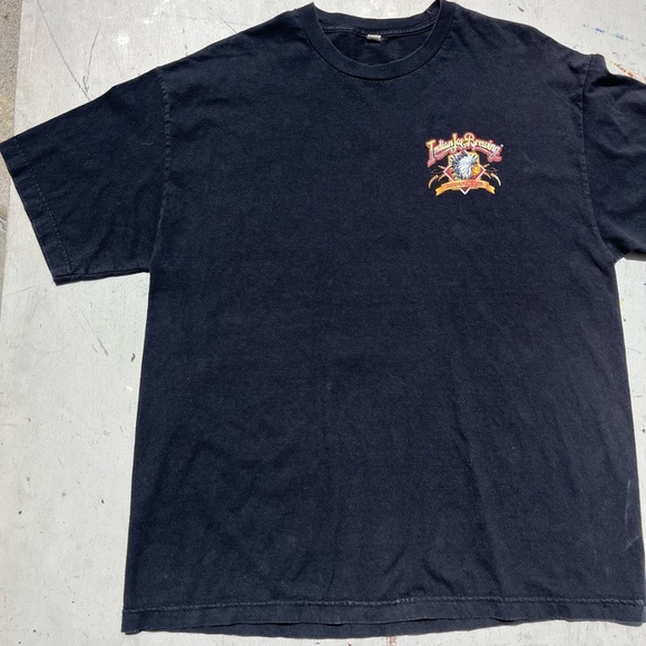 Men's Indian Joe Brewing T-Shirt Black Spell-Out NO SIZE Craft Beer San Diego CA - Picture 5 of 12